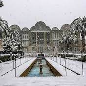 زیبایی های بارش برف در شیراز