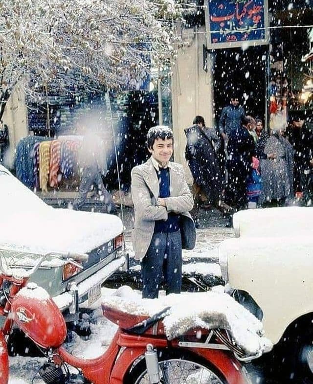 تهران برفی زمستان 54