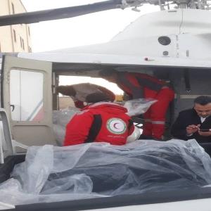 بالگرد هلال احمر برای کمک به عشایر بوشهر به پرواز درآمد