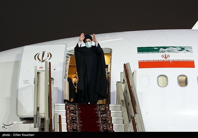 عکس/ عزیمت رئیس جمهور از مسکو به تهران