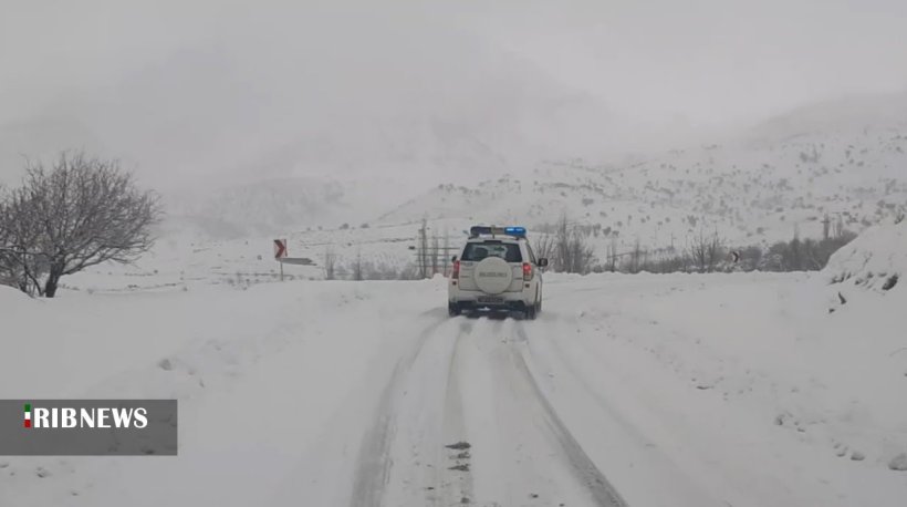 محورهای اصلی کردستان در پی بارش برف و کولاک مسدود است