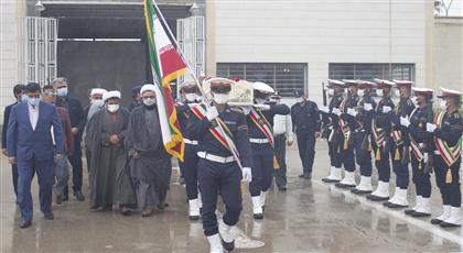 تشییع شهید گمنام دفاع مقدس در زندان های هرمزگان