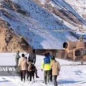 نجات چوپانان گرفتار در کولاک زنجان توسط اورژانس هوایی