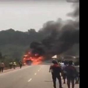 انفجار مهیب در غرب غنا با ده‌ها کشته و زخمی