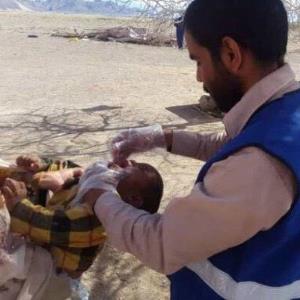 ۹۸ درصد کودکان سراوان علیه فلج اطفال واکسینه شدند