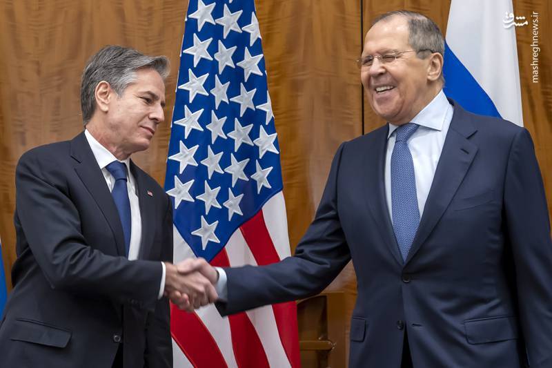 عکس/ دیدار وزرای امور خارجه روسیه و آمریکا در ژنو