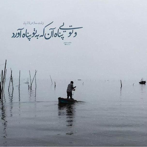 طرح/ و تویی پناه آنکه به تو پناه آورد