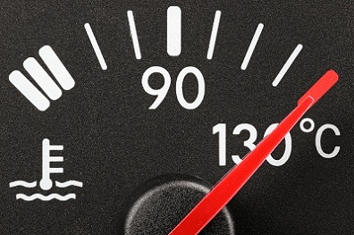 چرا آمپر آب درجه حرارت بالایی را نشان می‌دهد؟