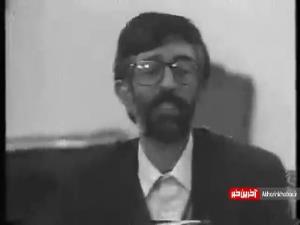 فیلمی دیده نشده از مصاحبه حدادعادل با آیت‌الله هاشمی رفسنجانی