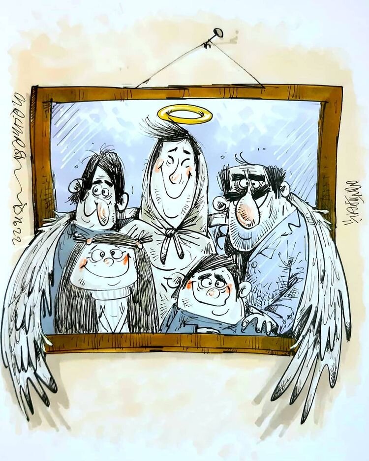 کارتون/ مادر محور خانواده