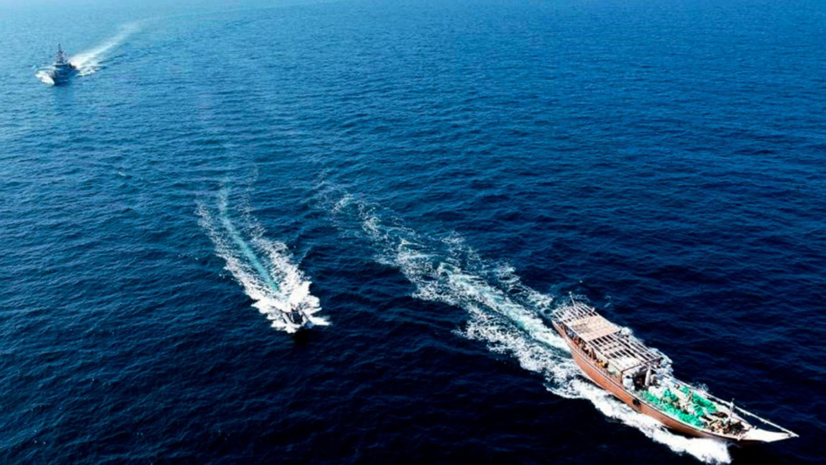 آمریکا: یک کشتی از ایران به سمت حوثی‌های یمن را توقیف کردیم