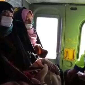 نجات جان دو مادر باردار با امداد هوایی