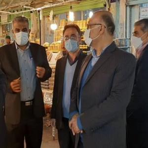 فرماندار بوشهر برای برخورد با گران‌فروشی وارد بازار شد