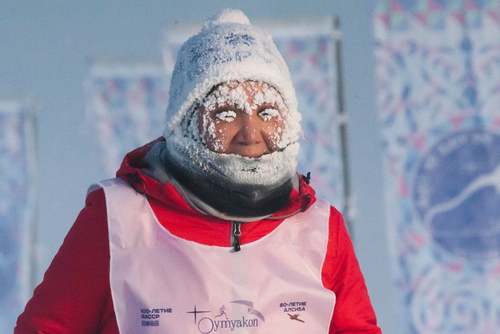مسابقه دو استقامت در سرمای منفی 63 درجه روسیه