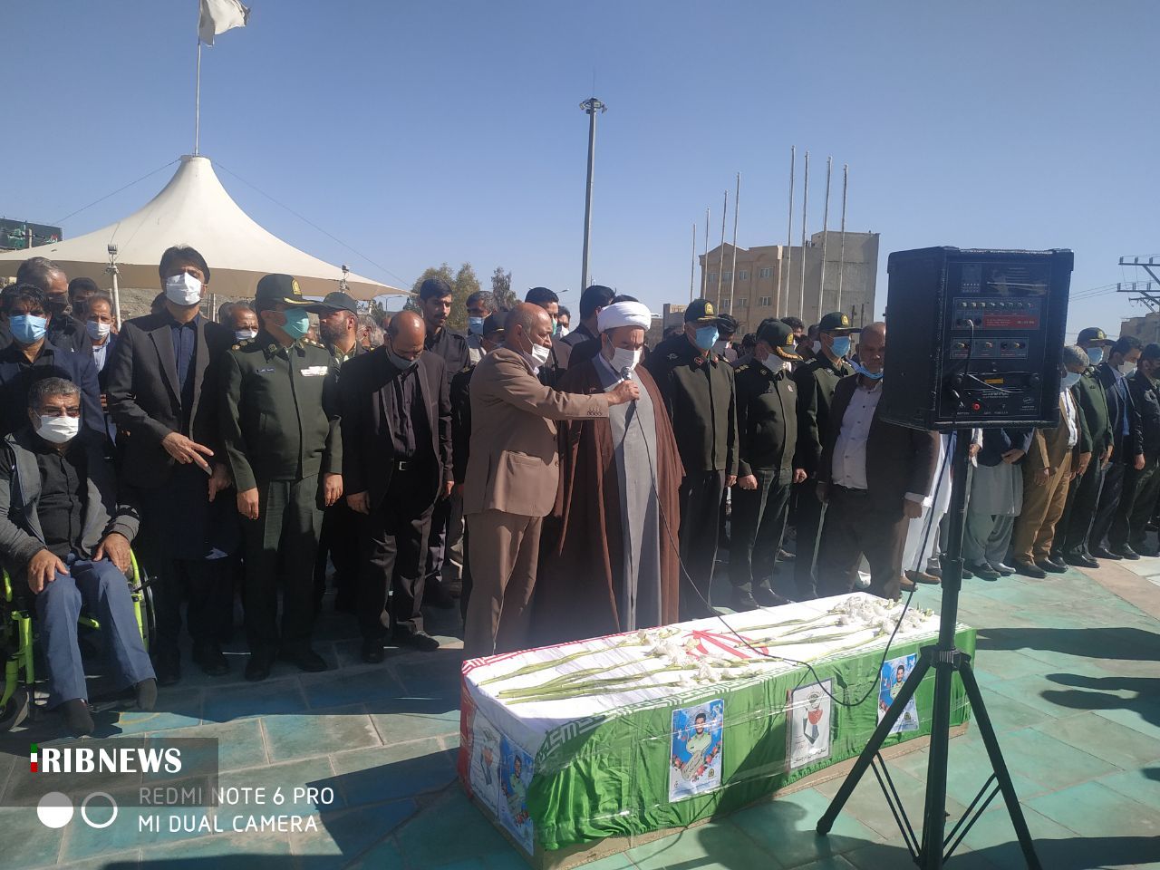 تشییع پیکر پاک شهید سالاری در زاهدان