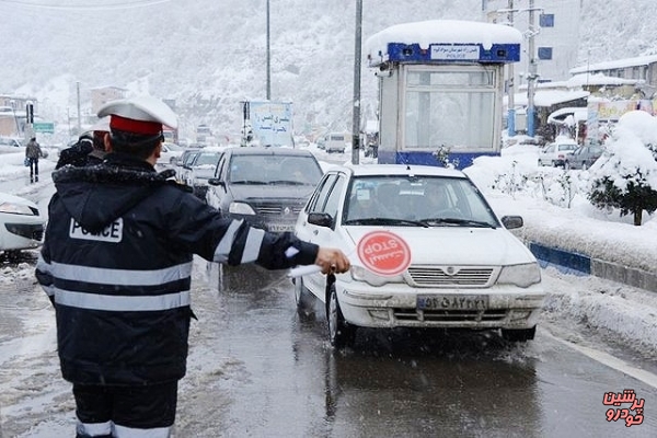 نکات ایمنی صلیب سرخ برای رانندگی در برف و سرمای شدید