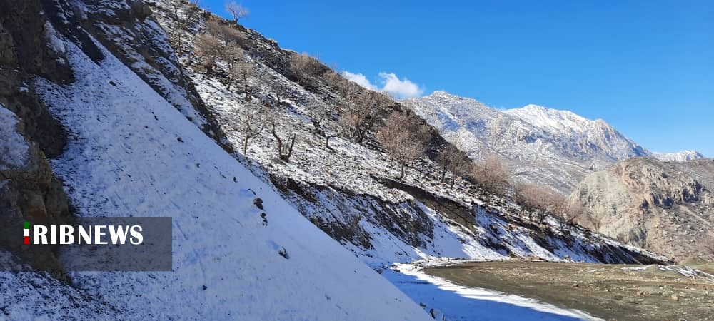 طبیعت زیبای آرپناه و باباروزبهان پس از بارش برف