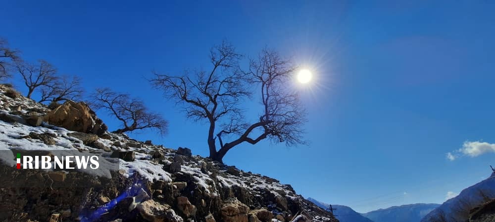 طبیعت زیبای آرپناه و باباروزبهان پس از بارش برف