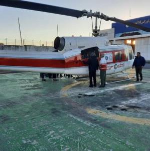 پرواز دومین بالگرد امداد و نجات در مازندران