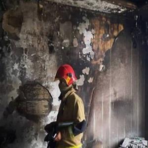 نجات 15 نفر از یک آتش‌سوزی در بندرعباس