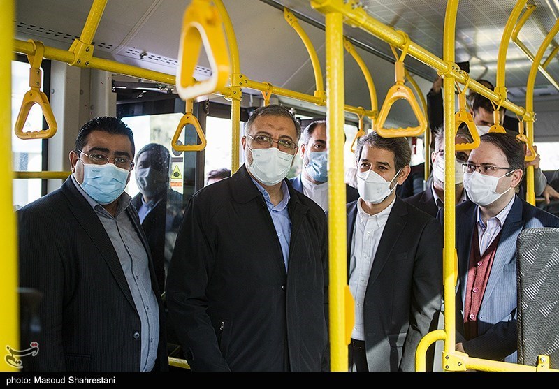 افتتاح نمایشگاه حمل و نقل پاک با حضور شهردار تهران
