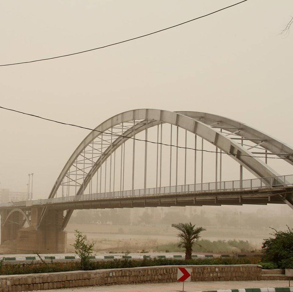 هشدار نارنجی هواشناسی خوزستان نسبت به پدیده گردوخاک