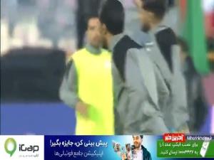 گرم کردن بازیکنان ایران و عراق پیش از بازی