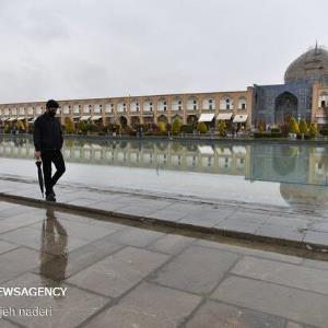 باران هوای اصفهان را با طراوت کرد