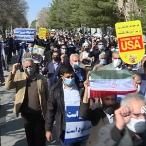 محکوم کردن جنایات علیه ملت یمن در راهپیمایی کرمان