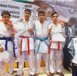 کاراته‌کاهای قمی در جام بین‌المللی ایران‌ زمین ۵ مدال کسب کردند