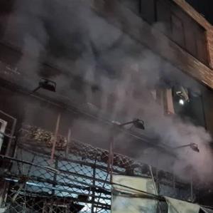 حبس مرگبار پسر جوان میان شعله‌های سرکش آتش در تهران