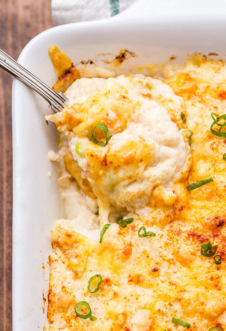 روش تهیه «گل کلم پنیری» غذای سریع با طعم جدید