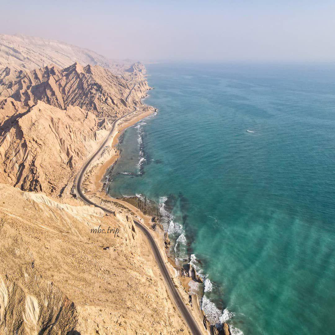 جاده ساحلی زیبای بندر مقام