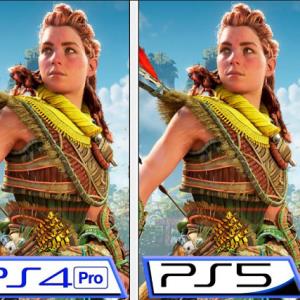 مقایسه گرافیکی Horizon Forbidden West در PS5 و PS4