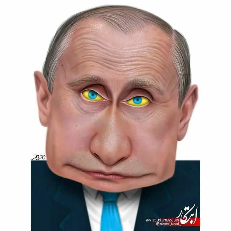 کاریکاتور/ علاقه پوتین به اوکراین را ببینید!