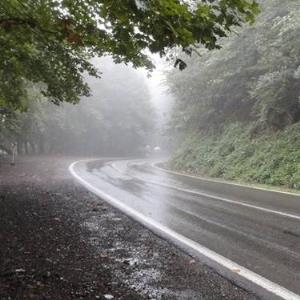 ترافیک‌ سنگین در برخی مقاطع‌ هراز و آزادراه قزوین-کرج؛ جاده کندوان بارانی است