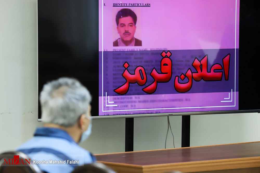 عکس/ دومین دادگاه رسیدگی به پرونده سرکرده گروهک تروریستی تندر 