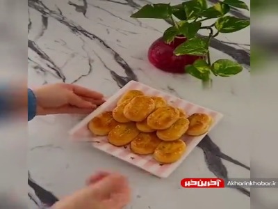 آموزش تهیه شیرینی زبان با خمیر هزارلا