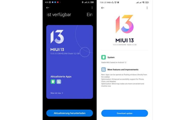 شیائومی انتشار MIUI 13 برای پوکو F3 را آغاز کرد