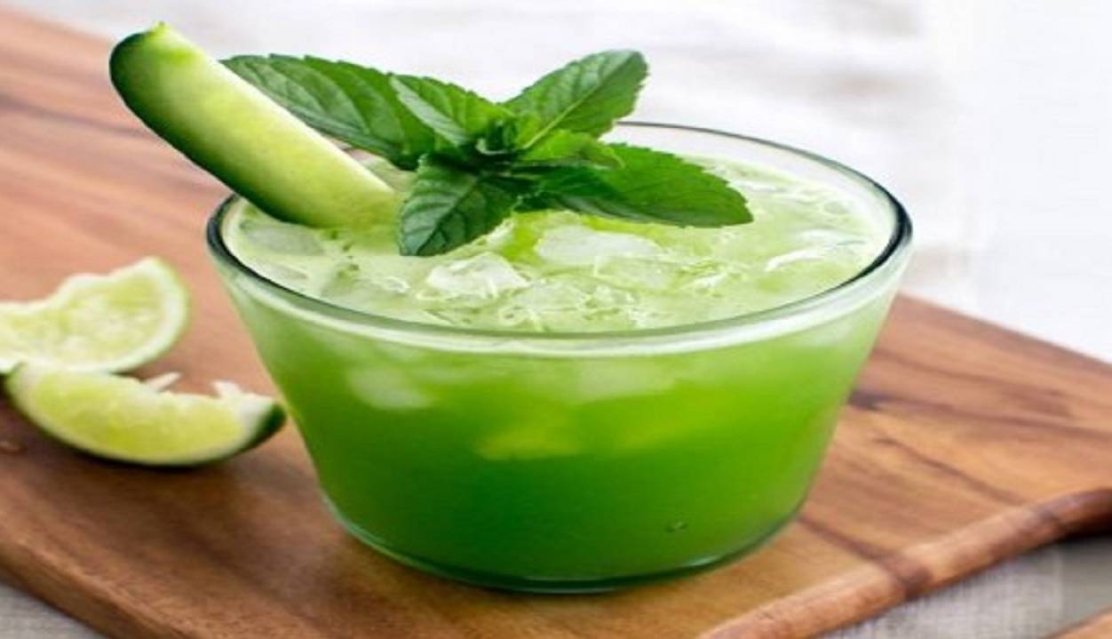 طرز تهیه شربت نعنا با خیار