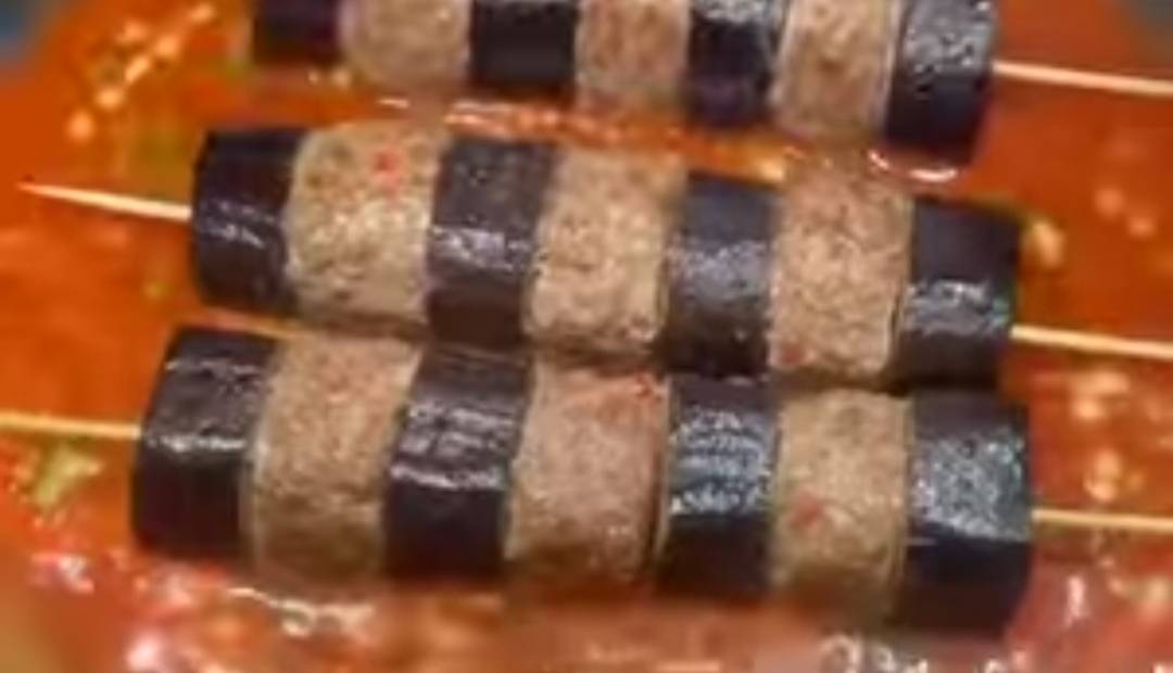 روشی جدید برای پخت کباب بادمجان