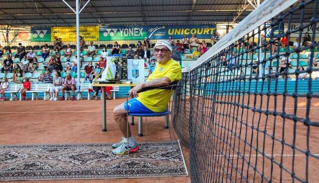 آرزوی مسن ترین تنیسور جهان در دوران جنگ