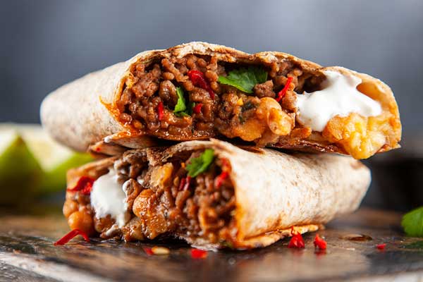 آموزش تهیه بوریتوز مکزیکی