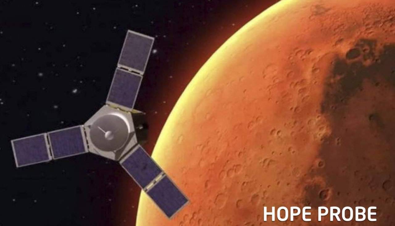 مدارگرد مریخی امید امارات به مدت دو هفته طوفان غباری را در سیاره سرخ ثبت کرد