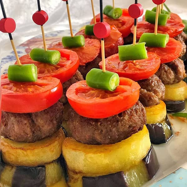 طرز تهیه فینگر فود کباب خوشمزه برای مهمانی