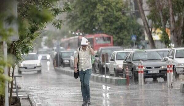 بارش باران در ۱۴ استان