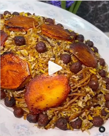 آموزش تهیه رشته پلوی چهارشنبه سوری