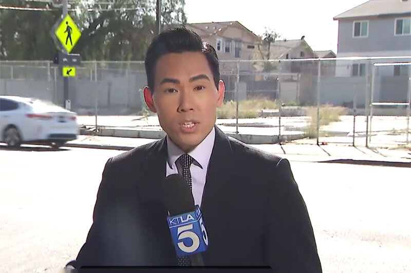 تصادف و فرار از صحنه در حین پخش زنده خبر!