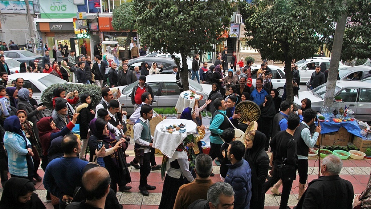 مراسم شاد نوروز خوانی سال ۱۴۰۰ در آمل