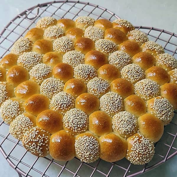 طبخ نان حبابی به روش سنتی